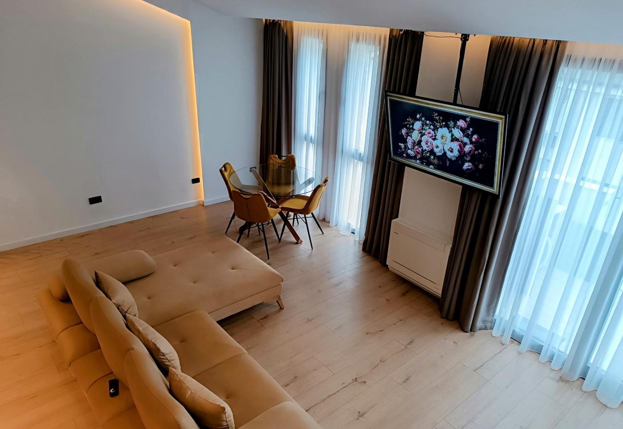 Sunset Retreat Stylish Loft By The Park Apartment Tirana