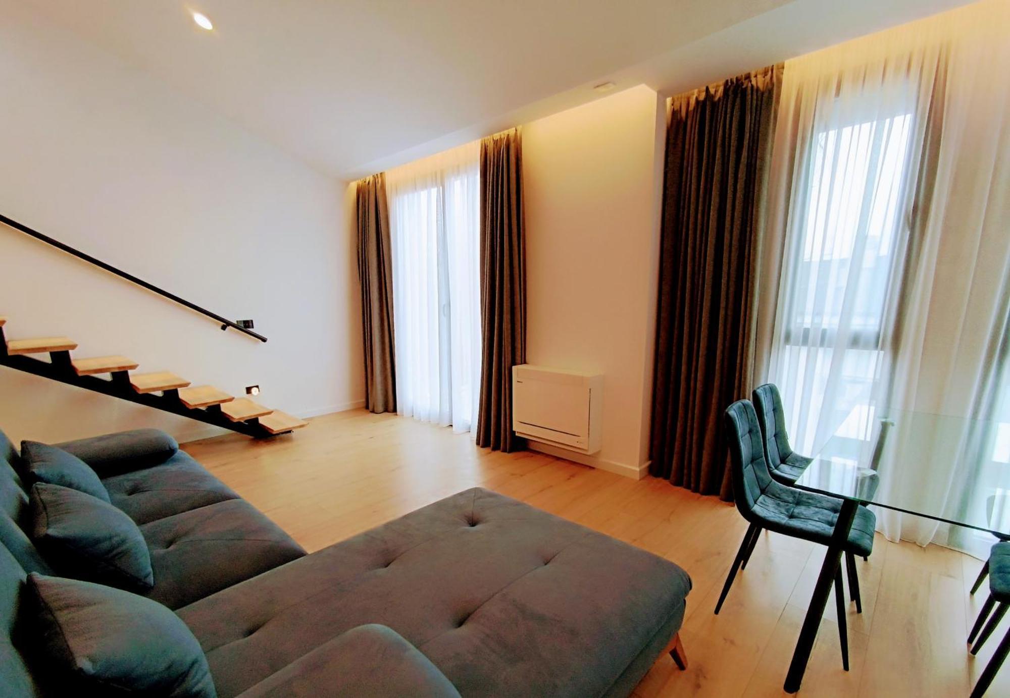 Apartment Sunset Retreat Stylish Loft By The Park Tirana